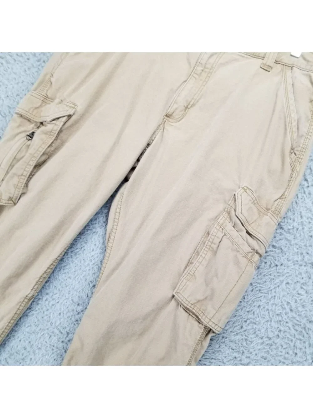 Carhartt Pants Mens 36x32 Tan 100% Cotton Mid Rise Relaxed Fit